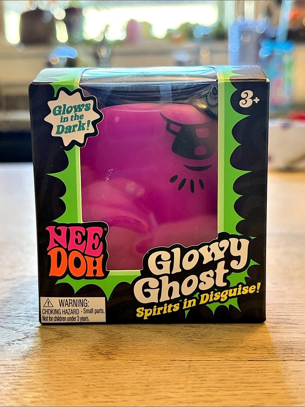 NeeDoh Glowy Ghost Purple NWT